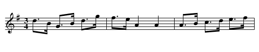 Sirapsbacken - staff notation