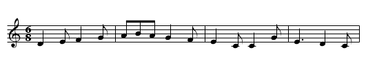 Sister Jean - staff notation
