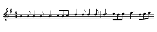 Siugue. JBut.517 - staff notation