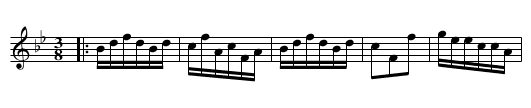 Six and Sevens - staff notation