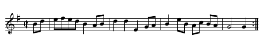 Sixpence, The - staff notation