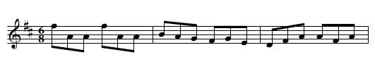 Sixpenny Money - staff notation