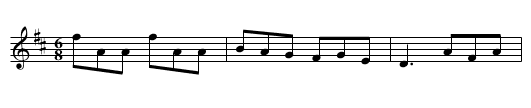 Sixpenny Money - staff notation