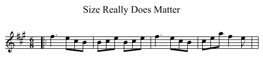 Size Really Does Matter - staff notation