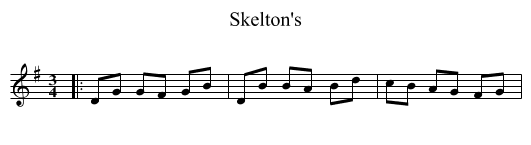 Skelton's - staff notation