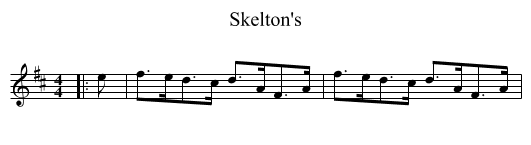 Skelton's - staff notation
