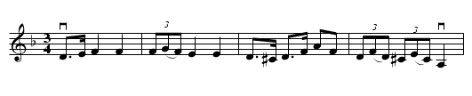 Skuckupolska - staff notation