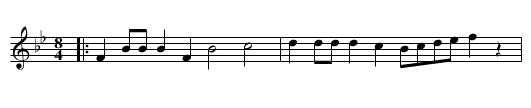 Skudrinka Oro - staff notation