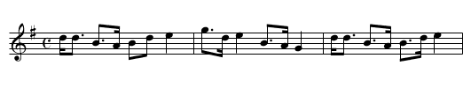 Skye Air [1], A - staff notation