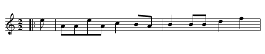Skye Dance - staff notation
