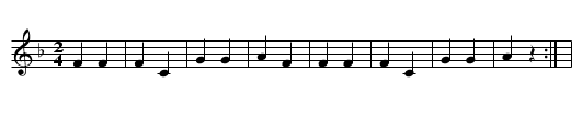Slandering(?) Bessy. HSJJ.080 - staff notation
