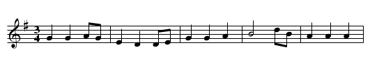 Slane - staff notation