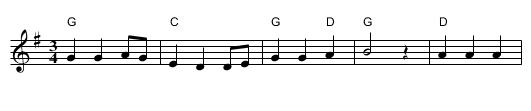 SLANE - staff notation