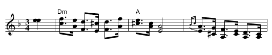 Sl&auml;nspolska - staff notation