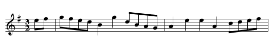 SLAP AND KISS - staff notation