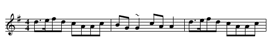 Slash away the Pressing Gang - staff notation