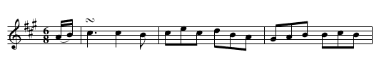 Slattery’s Fancy - staff notation