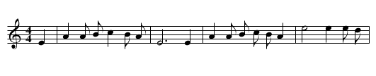 Sleeping in the Attic - staff notation