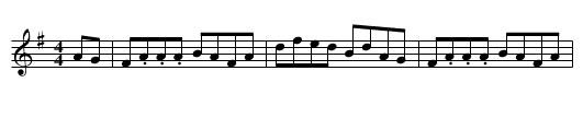 Sliabh Bána - staff notation