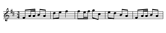 Sliabh Mhachaire - staff notation