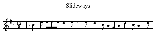 Slideways - staff notation