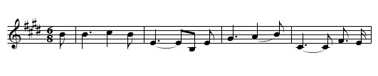 Slievanamon - staff notation