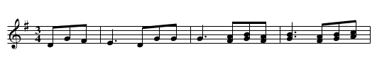 Slieve Gullan [3] - staff notation