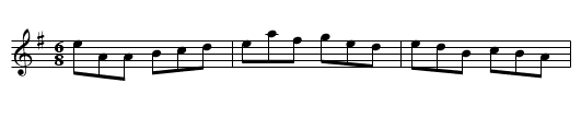 Slieve Russell - staff notation
