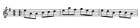 Slieve Russell - staff notation