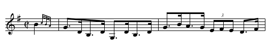 Slievenamon - staff notation