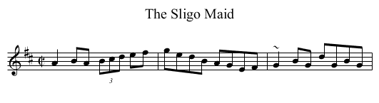 Sligo Maid, The - staff notation