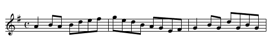Sligo Maid - staff notation