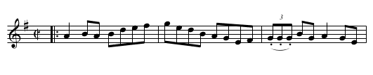 Sligo Maid - staff notation