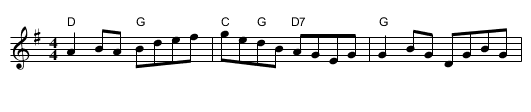 Sligo Maid - staff notation