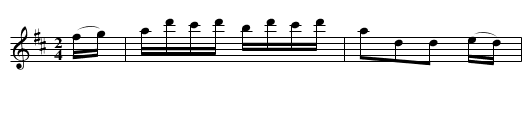 Sligo Reel [2] - staff notation