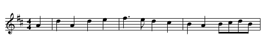 Sloe - staff notation