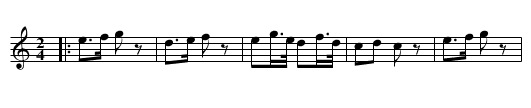 Slow March. 2voices RH.477, A - staff notation