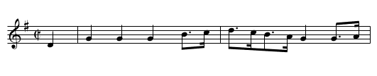 Slow March JBut.182, A - staff notation