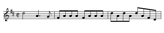 Slow March JBut.865, A - staff notation