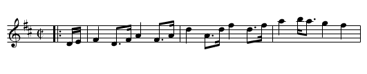 Slow March or Long Troop. JBut.552, A - staff notation