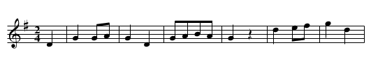 Slow Scotch - staff notation