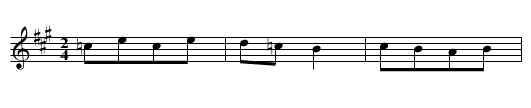 Sluzyl Jasiek przy dworze - staff notation