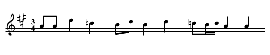 Sluzyl Jasio u pana - staff notation