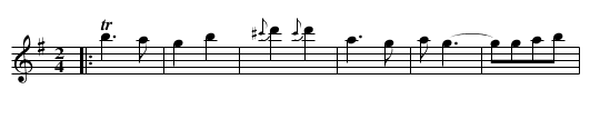 Small Bulgarish - staff notation