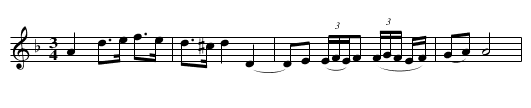 Småpolska Koralpolskan - staff notation