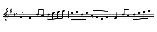 Smilin' Katie - staff notation
