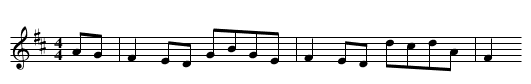 Smiling Dicky's Hornpipe [2] - staff notation