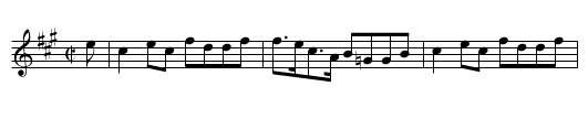 Smith's Burn, The - staff notation