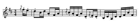 Smith's Delight - staff notation