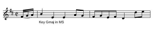 Smiths Hornpipe. JMP.030 - staff notation